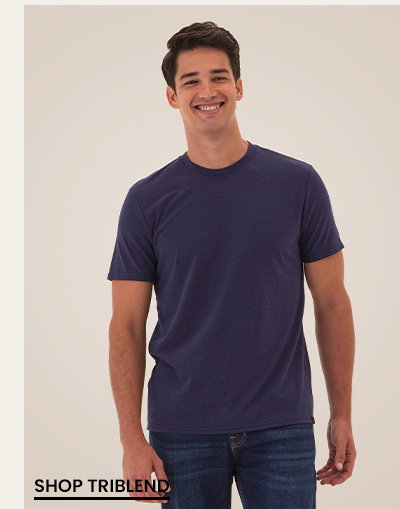 Triblend Crew Neck Tee