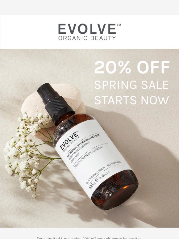 20% OFF SALE STARTS NOW
