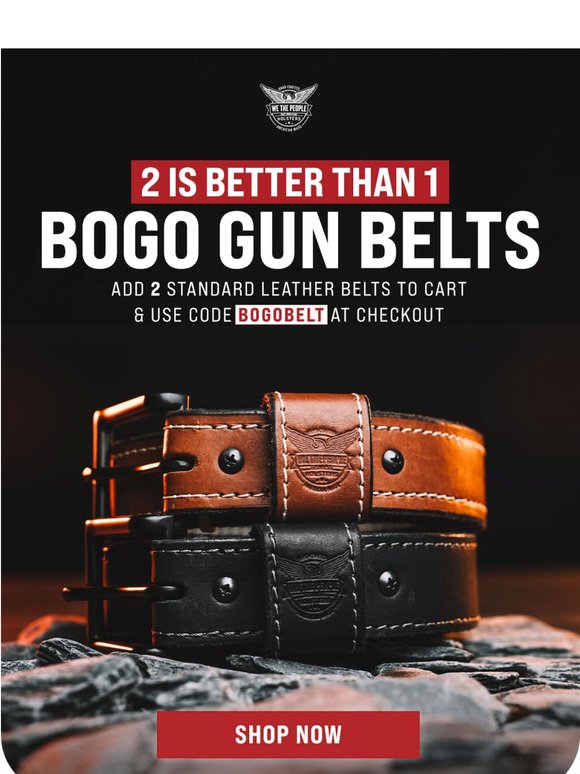 Score a FREE Gun Belt 😱