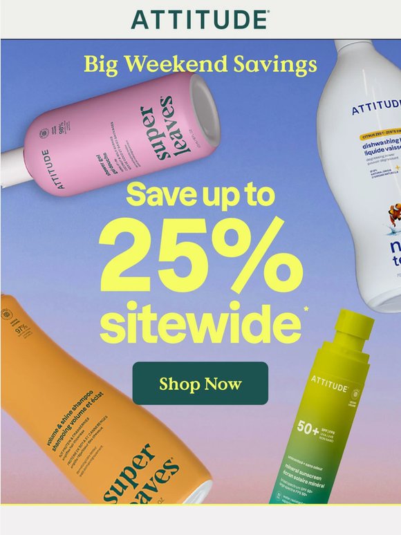 Reminder: Save up to 25% 💰