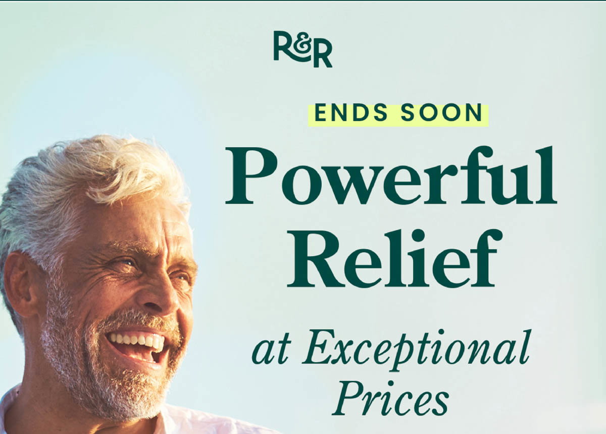 Ends Soon: Powerful Relief at Exceptional Prices. 