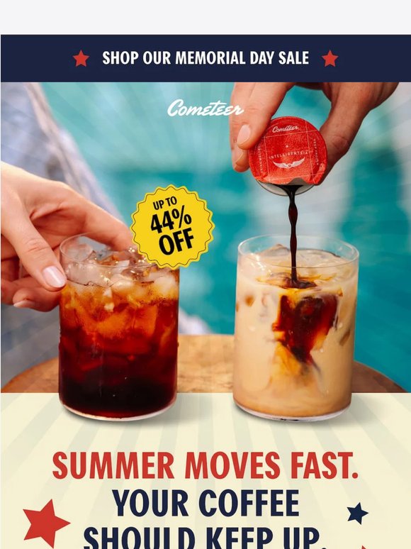 Get up to 44% off coffee that keeps up