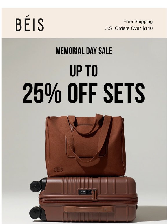 Limited Time Only! Up to 25% Off Sets