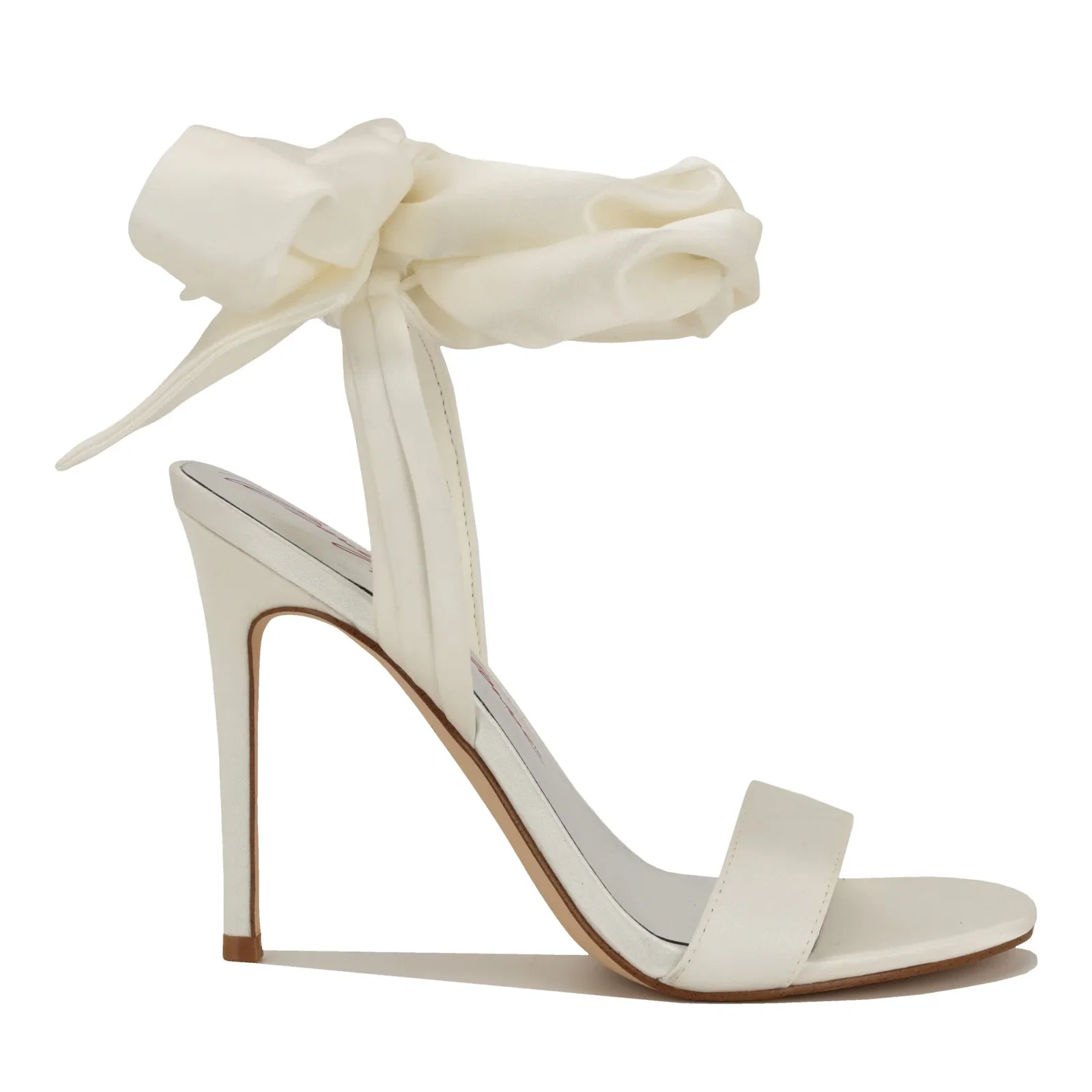 Image of Marilyn Monroe Mmonroe Ankle Wrap Satin Sandals