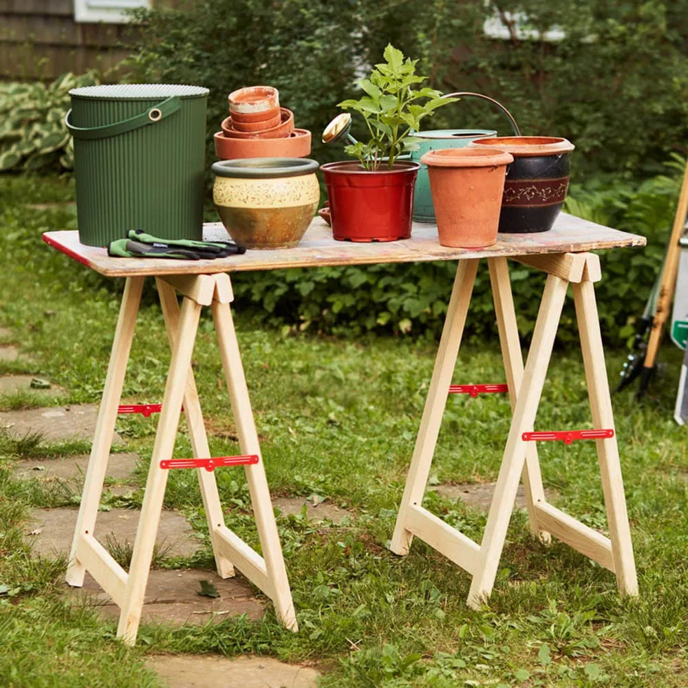 Image of Heavy Duty Work Sawhorse Set