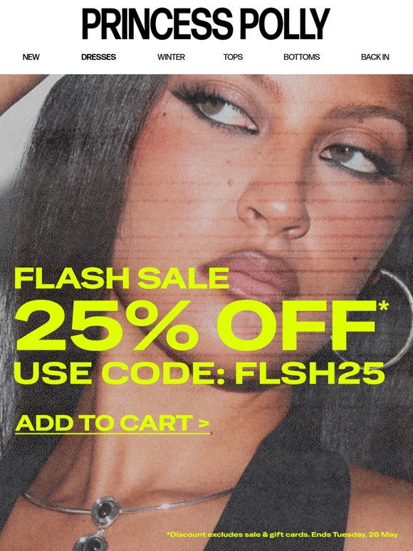 Here’s your 25% off!
