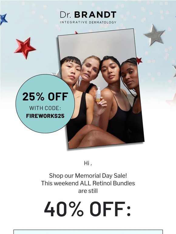 Grab your skincare favorites for 25% off!