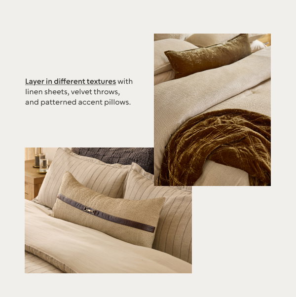 Layer in different textures