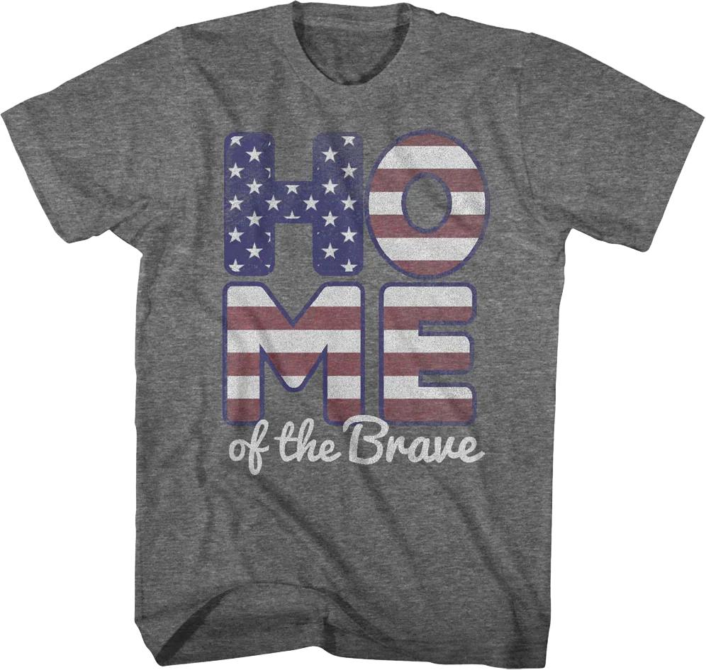 Patriotic Home of the Brave T-Shirt