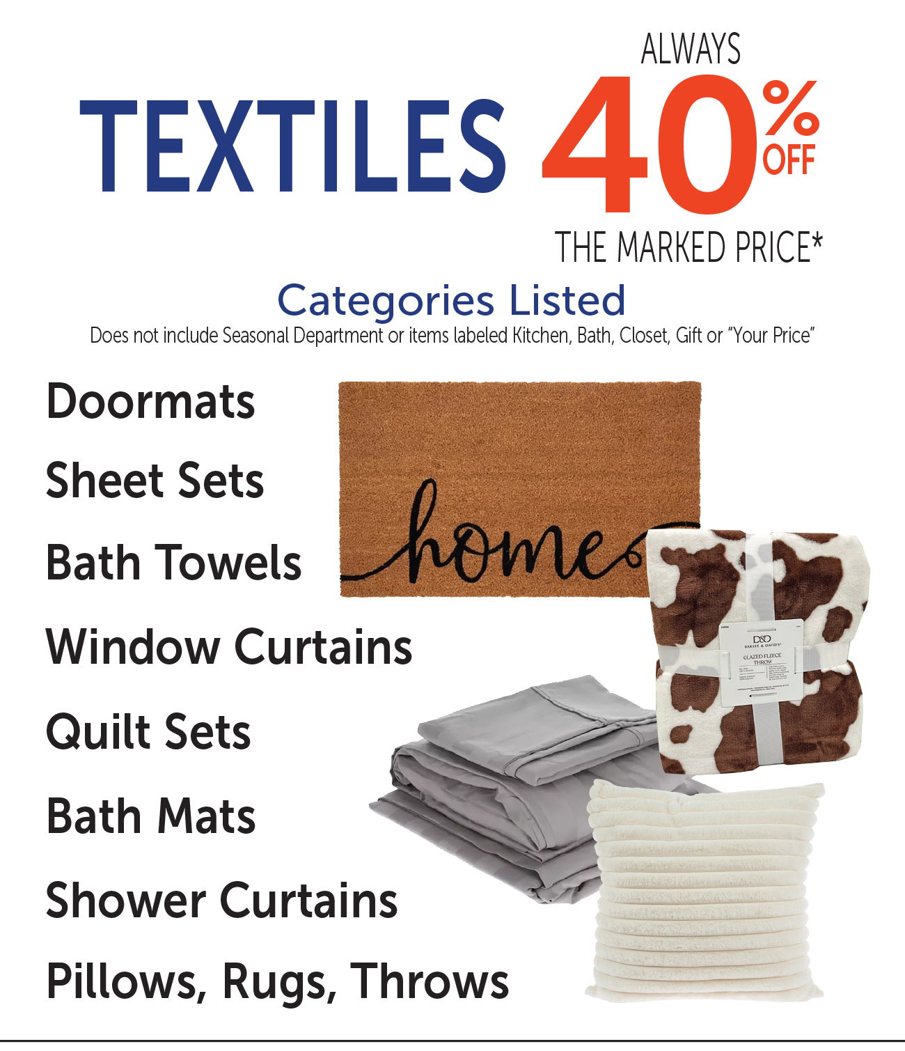 Home Decor - Textiles