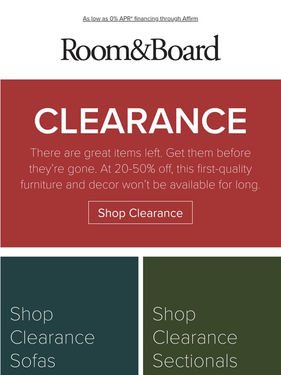 It’s not too late to shop clearance