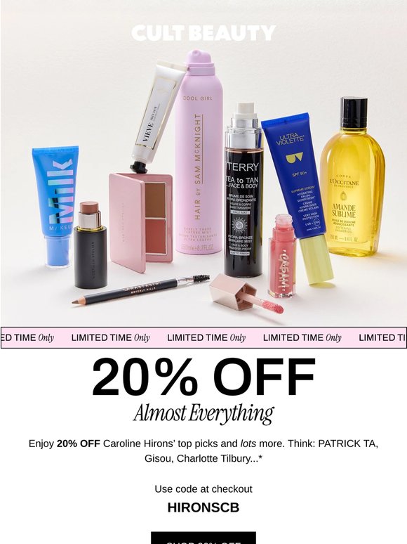 Did someone say 20% OFF?