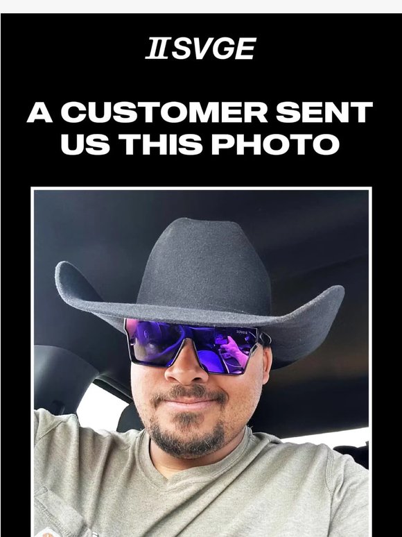 We got sent this photo