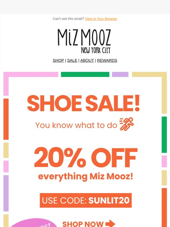 Our Best Sale Of The Season! 20% Off. You Know What To Do. 😉