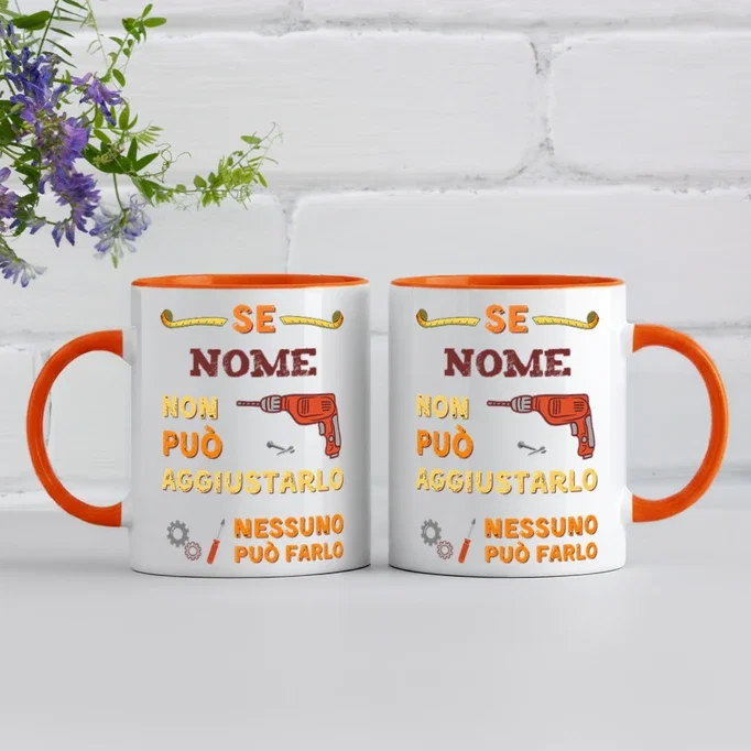Tazza se nome pernonalizatto può aggiustarlo nessuno può farlo | tostadora