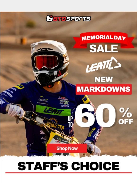 Leatt Memorial Day Markdowns | Up to 60% OFF