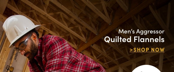 Men's Aggressor Quilted Flannels Save 25%