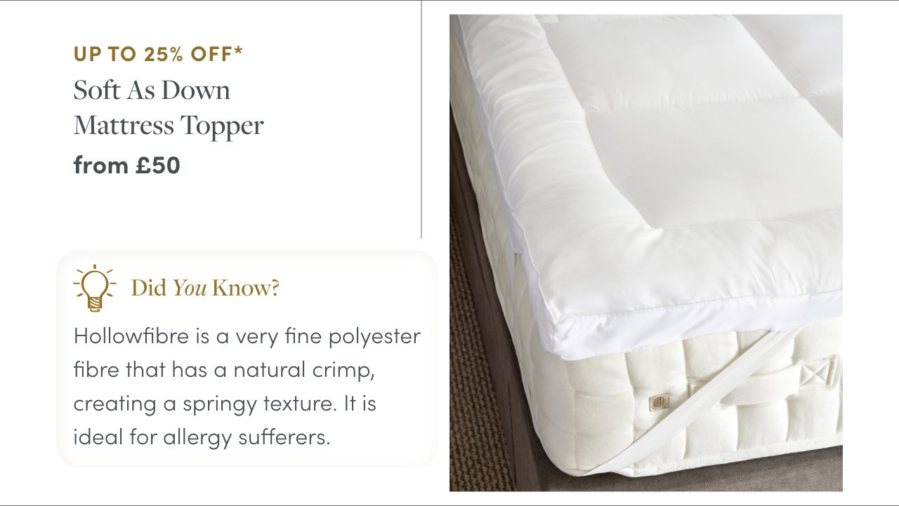 Soft As Down Mattress Topper