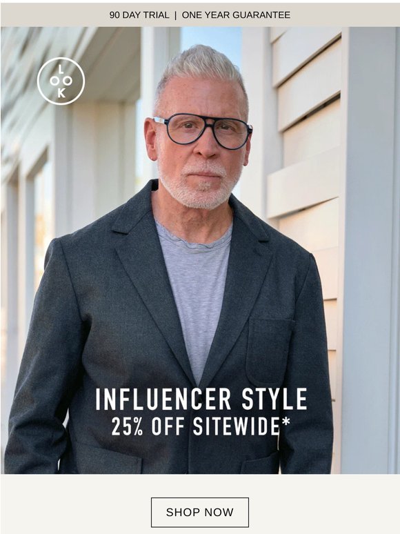 25% Off Influencer Styles