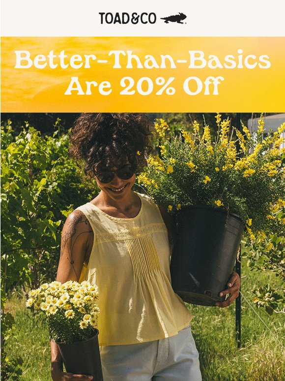 20% Off – Add Some Fun to Your Closet Essentials