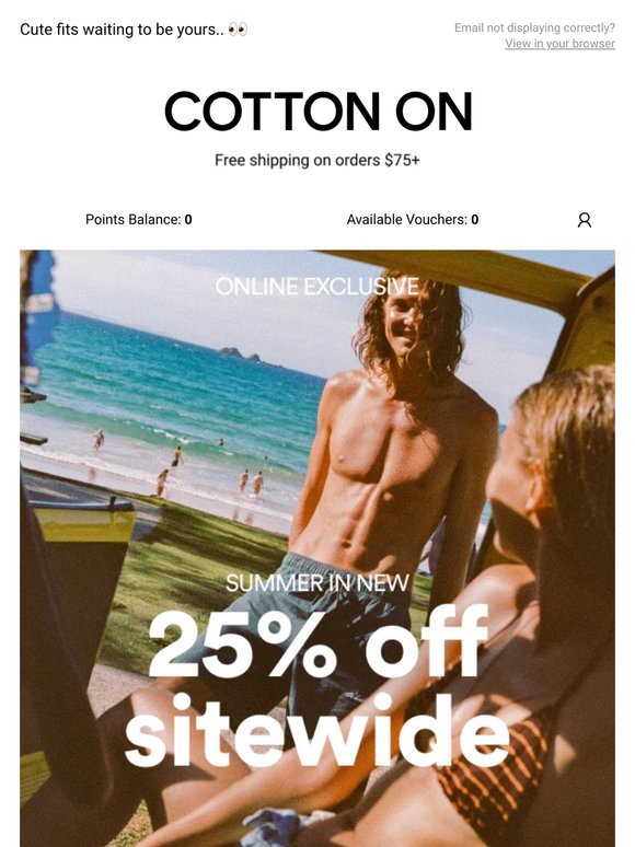 25% off Sitewide RN.