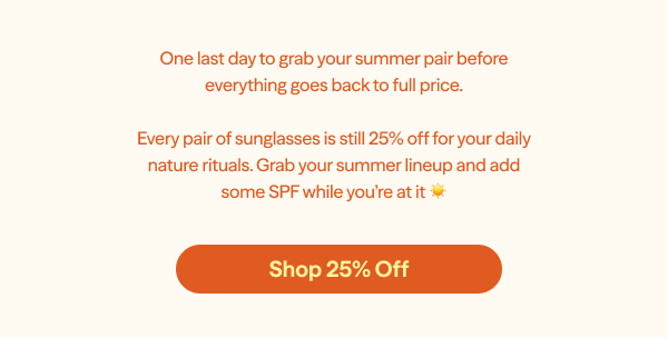 One Last Day - 25% Off