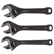 Dewalt 3 Piece All Steel Adjustable Wrench Set