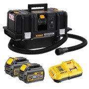 Dewalt DCV586MT2 54V XR FLEXVOLT Brushless M-Class Wet & Dry Dust Extractor, 2x 6.0Ah XR FLEXVOLT Batteries & Charger