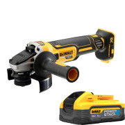 Dewalt DCG405N 18V XR 125mm Brushless Grinder - Body & 5.0Ah Powerstack Battery