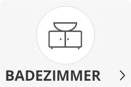 KATEGORIE Badezimmer: Abstraktes Symbolbild mit Waschbecken und Spiegelschrank.