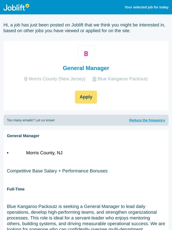 A new job highlight at Blue Kangaroo Packoutz