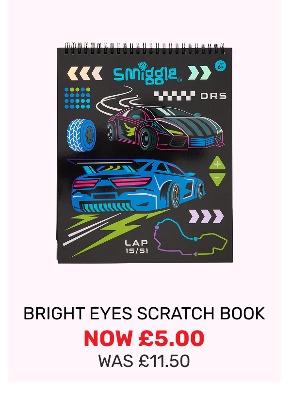 Bright Eyes Scratch Book