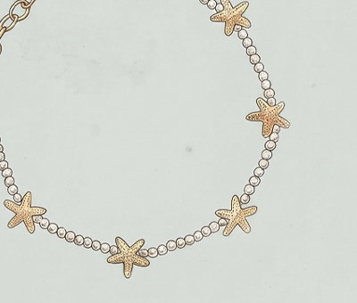 Starfish Pearl Bracelet