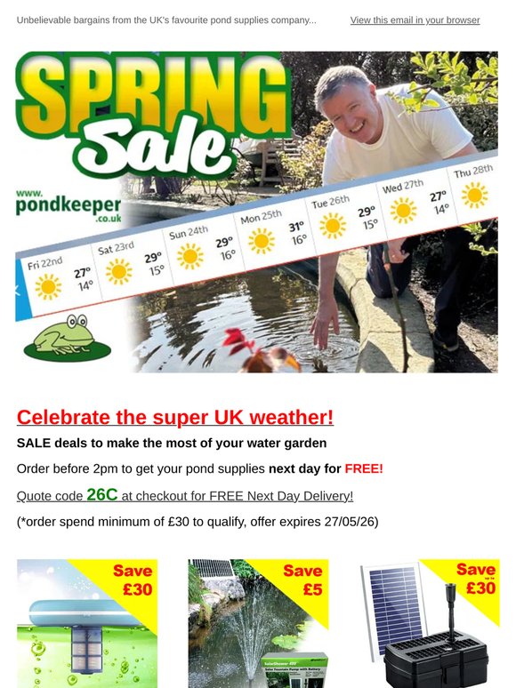 NEW Pond Brochure: FREE, Claim Now!☀️