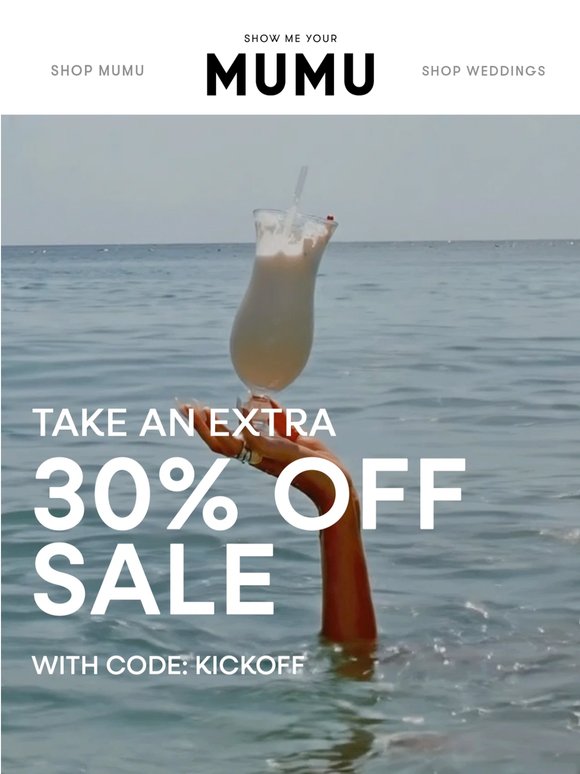 PRICE DROP: EXTRA 30% OFF SALE!!! 🚨