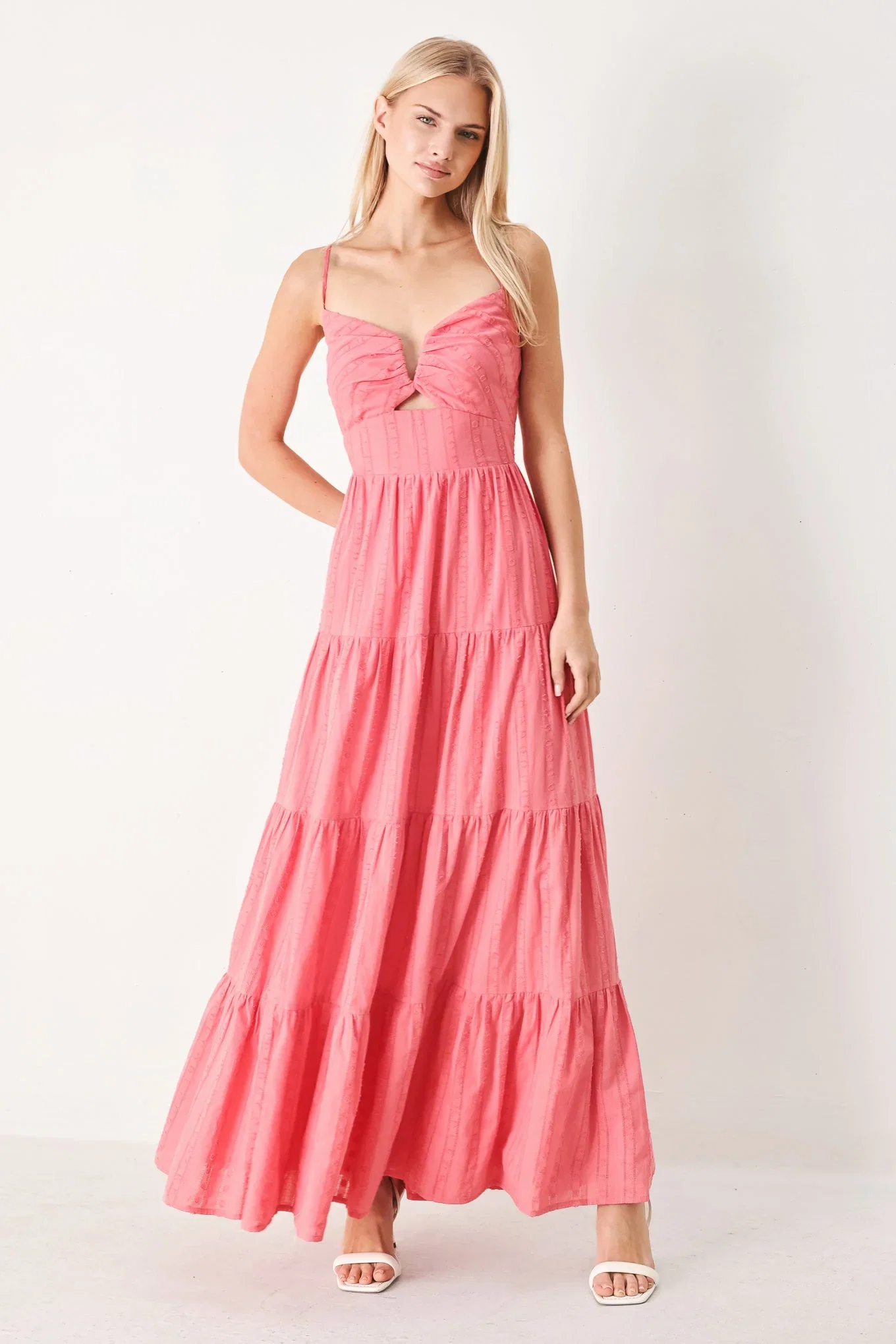 Image of SWEET ESCAPE WOVEN MAXI DRESS