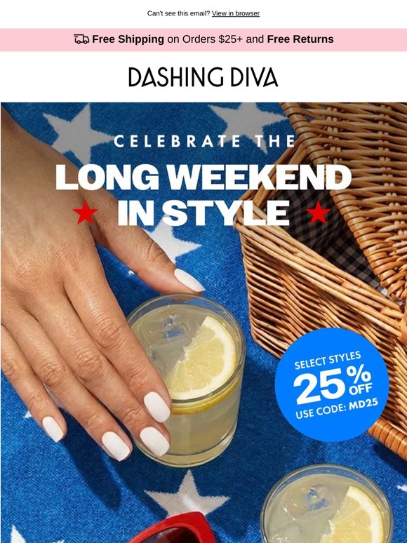Heads up! 25% off our Memorial Day Sale ends soon!