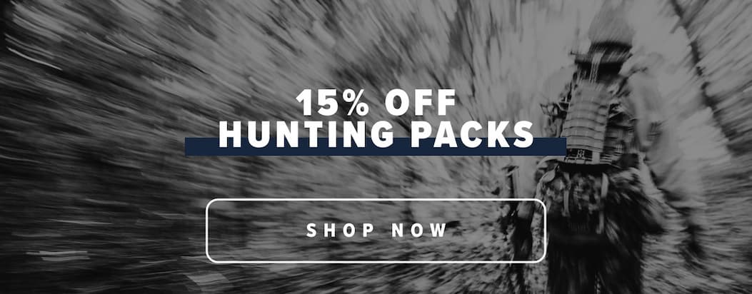 Up to 15% Off Hunting Packs
