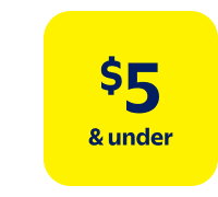 $5 & under