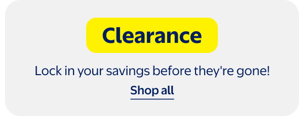 Clearance - Lock in your savings before they're gone!