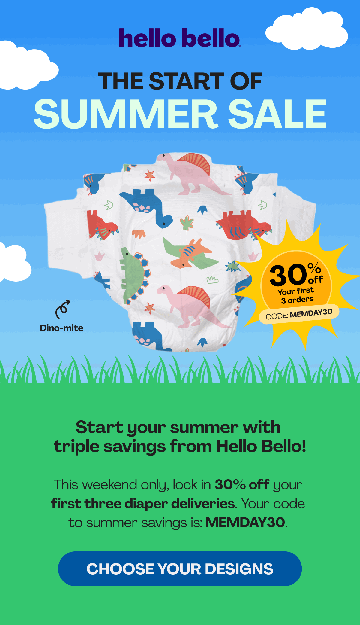 30% Off Your First 3 Orders! Use code MEMDAY30 at checkout.
