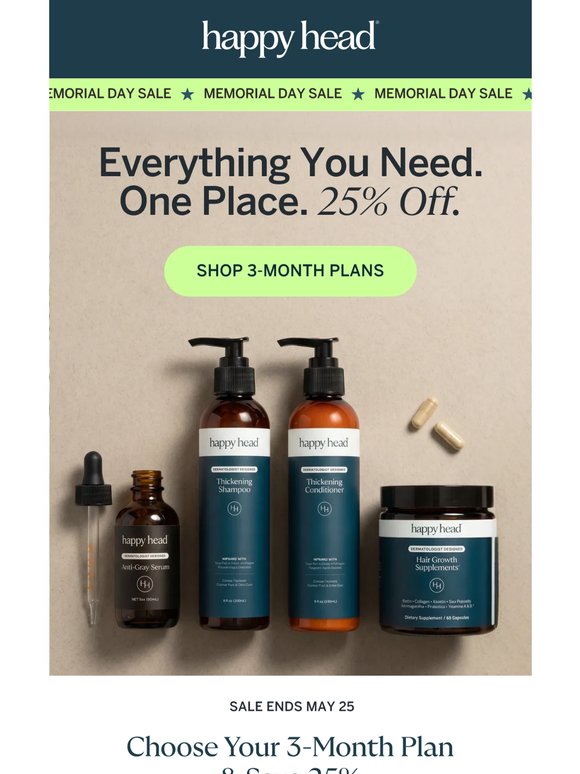 Your 3-month plan. 25% off — 2 days left.
