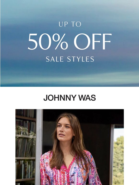 Just for You: Up to 50% Off Sale
