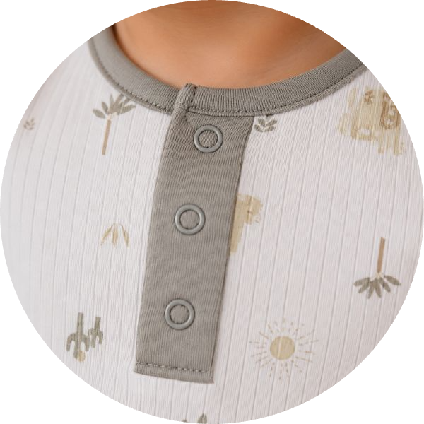 Baby pyjamas, printed jersey