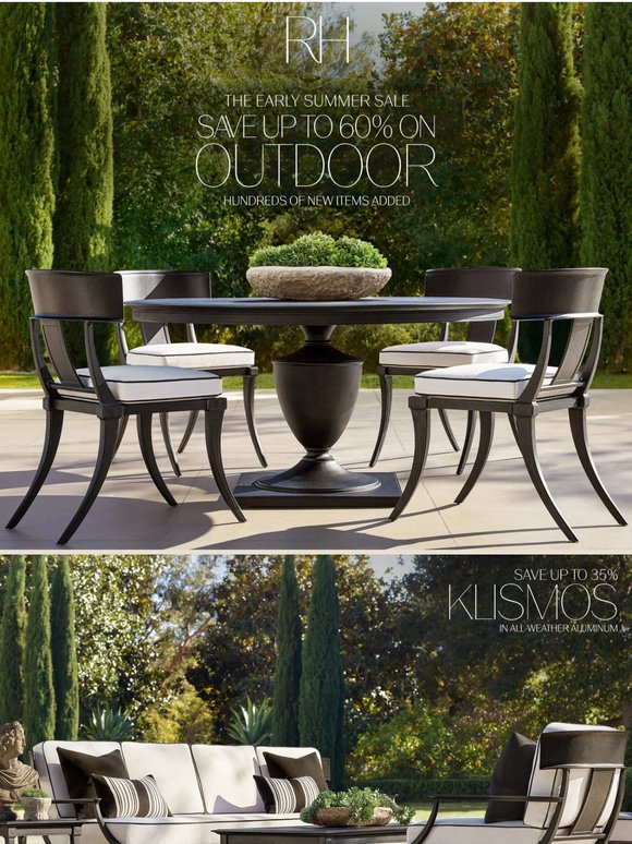 Outdoor Sale. Hundreds of New Items Added.
