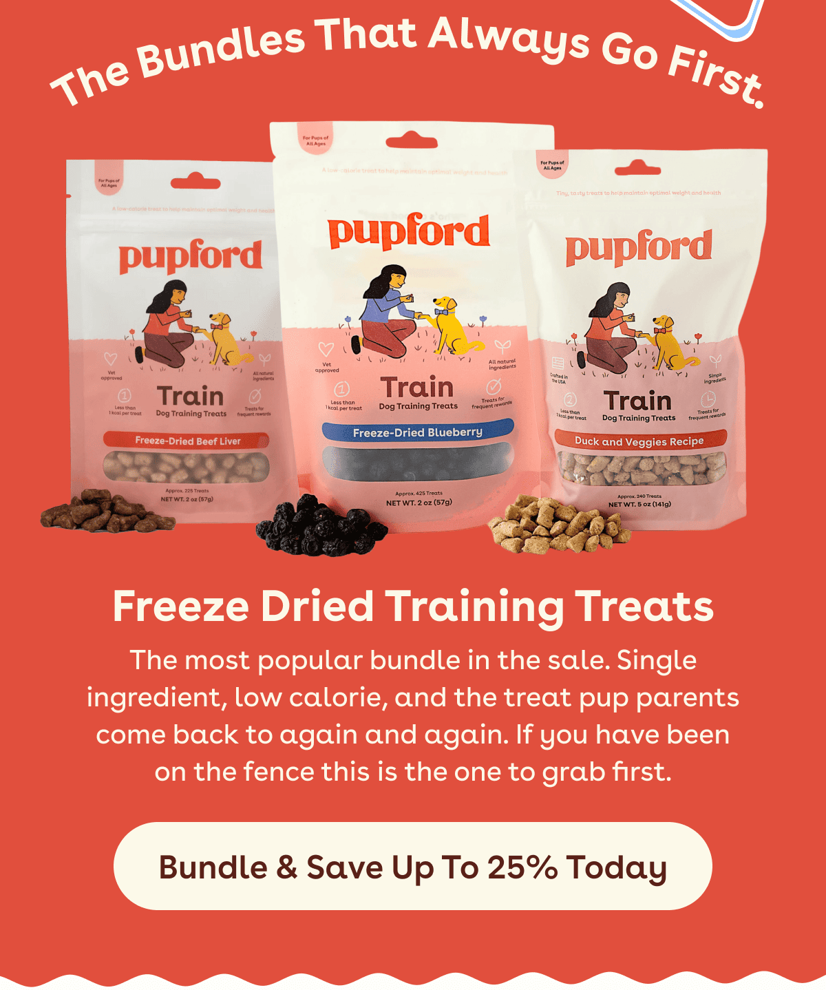 Freeze dried training treats!