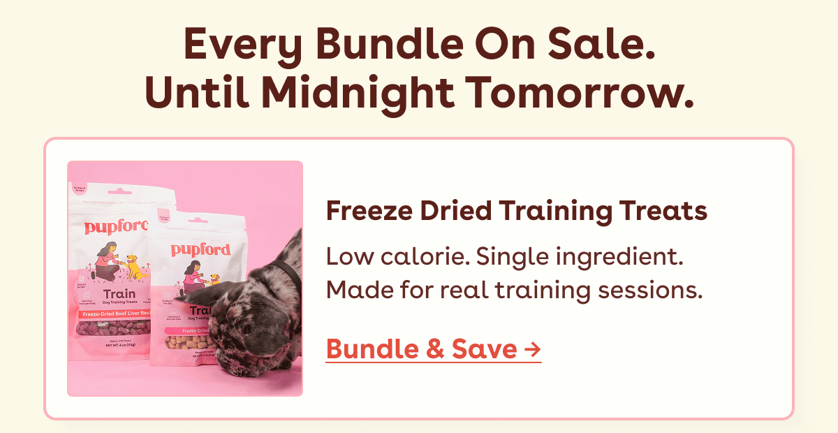 Freeze dried training treats