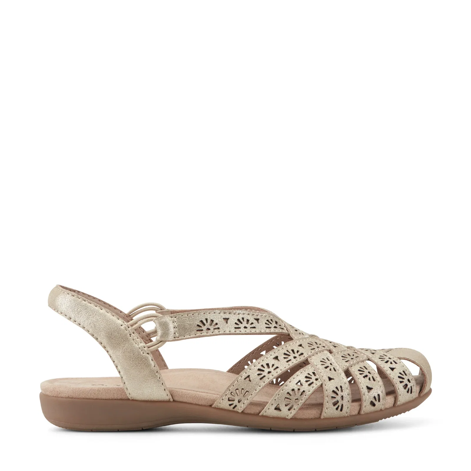 Image of Briel Round Toe Casual Slingback Flat Sandals