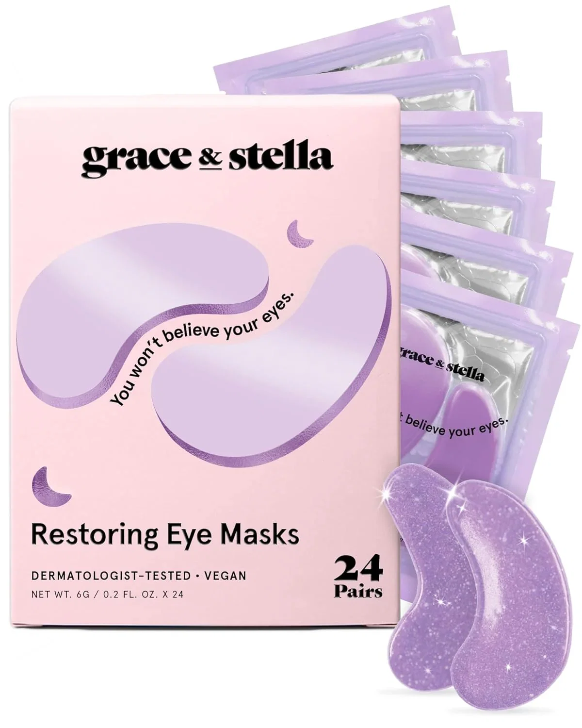 Image of Restoring Purple Eye Masks