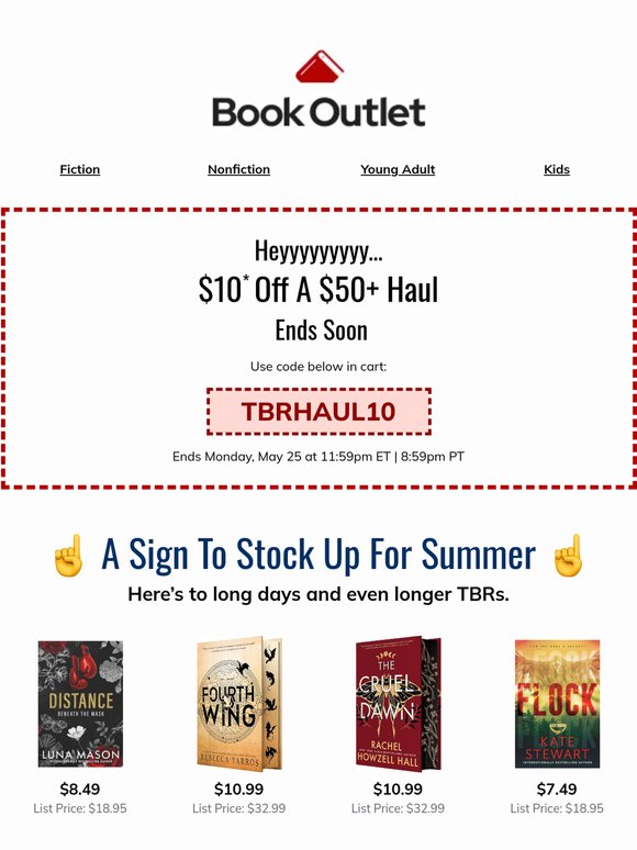 Reminder 📣 Your $10 off ends soon